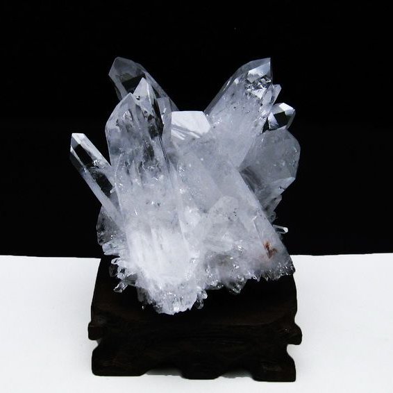 クリスタル 水晶クラスター  [t802-4735]