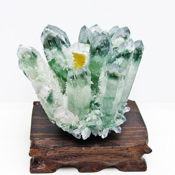 緑水晶 グリーンクォーツ クラスター[T802-5816]