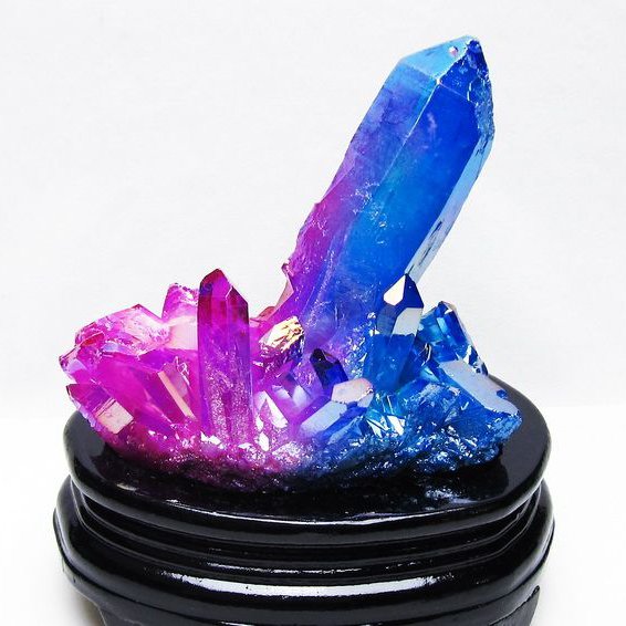 オーラ水晶 オーラクリスタル クラスター (レインボー)[t802-6231]