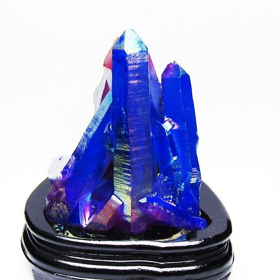 1.5Kg オーラ水晶 オーラクリスタル クラスター (レインボー)[T802-6239]