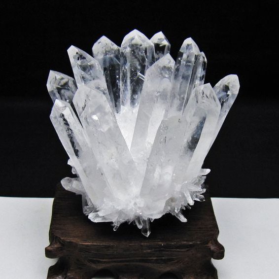 クリスタル 水晶クラスター  [t802-6444]