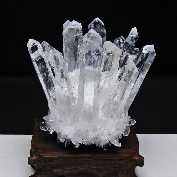 クリスタル 水晶クラスター  [t802-6455]