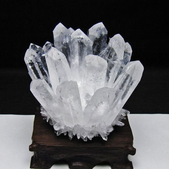 クリスタル 水晶クラスター  [t802-6481]