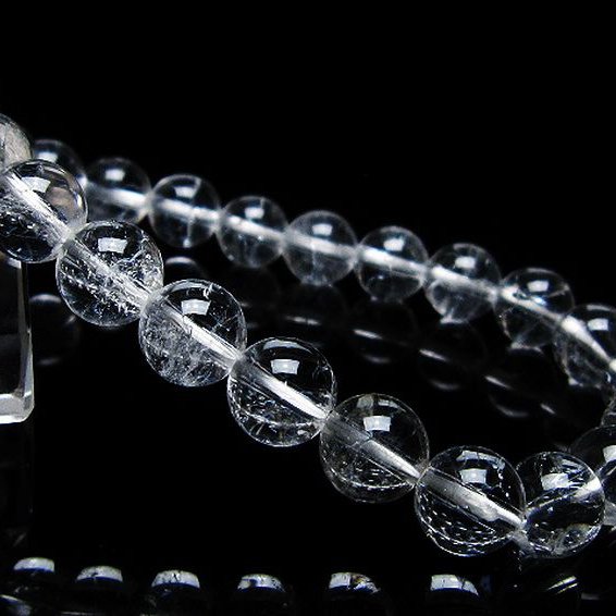 クラック水晶 ブレスレット 9mm [t82-10517]
