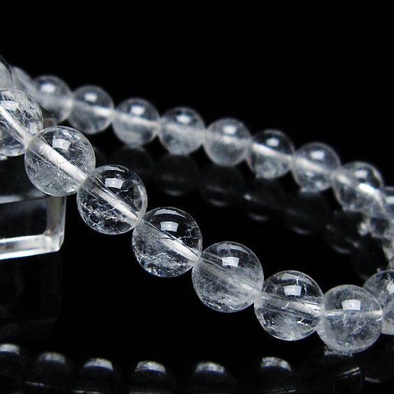 クラック水晶 ブレスレット 9mm [t82-10571]