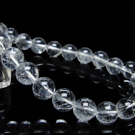 クラック水晶 ブレスレット 9mm [t82-10590]