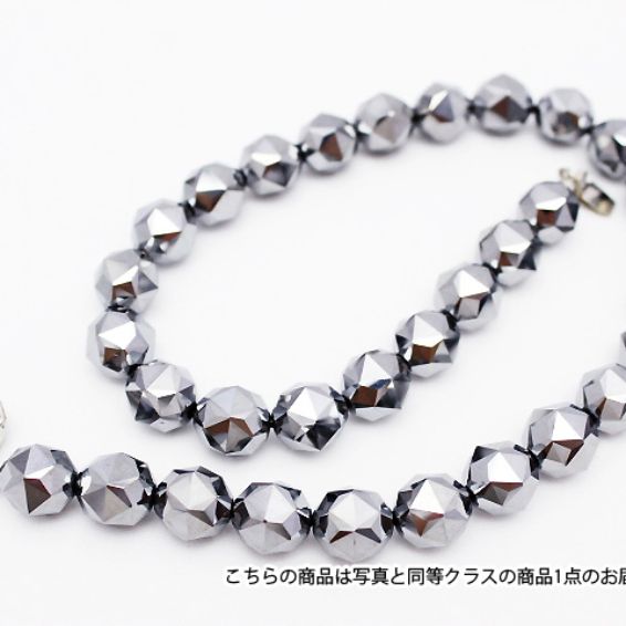 ★細胞活性化・健康★ テラヘルツ 20面スターカット ネックレス12mm 高純度15N 《rv》 [T820-30]