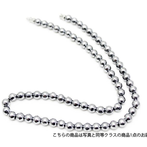 ★細胞活性化・健康★ テラヘルツ ネックレス 128面ミラーカット6mm 高純度15N 《rv》  [T820-8]