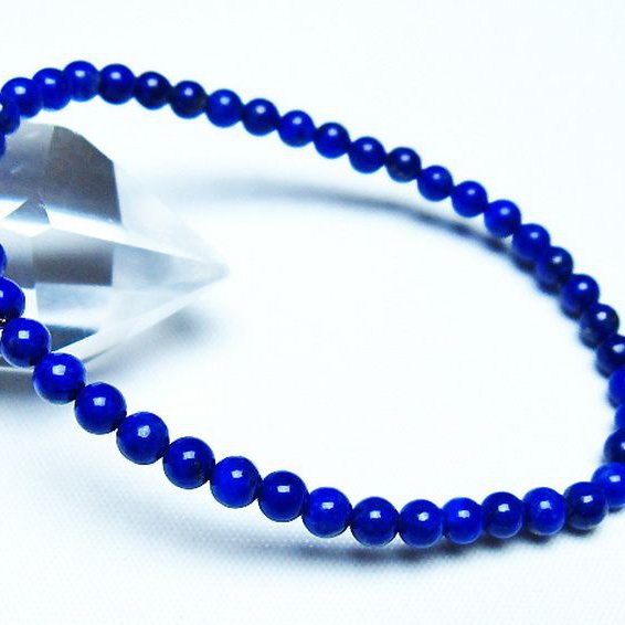 ラピスラズリ ブレスレット 4mm [t83-11427]