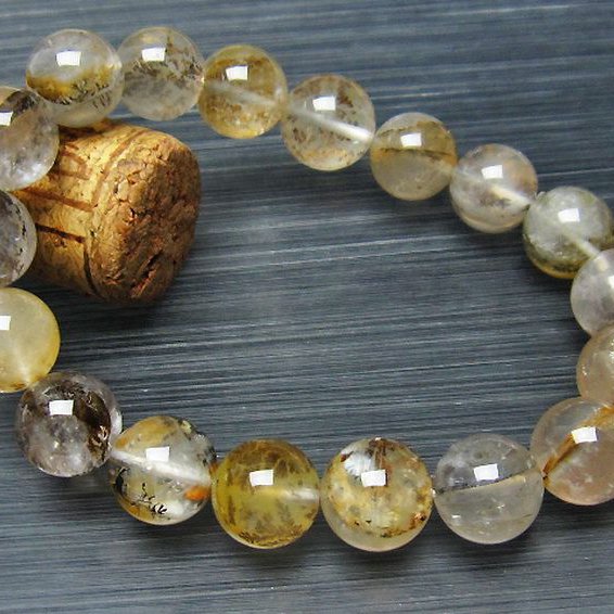 デンドリッククォーツ ブレスレット 11mm [t84-2587]