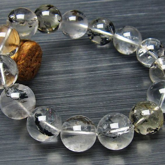 デンドリッククォーツ ブレスレット 15mm [T84-2595]