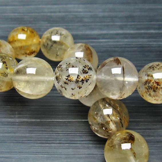 デンドリッククォーツ ブレスレット 12mm [T84-2644]