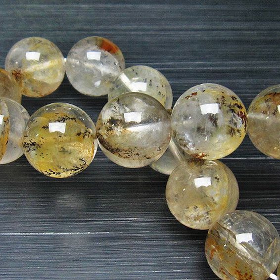 デンドリッククォーツ ブレスレット 14mm [t84-2845]