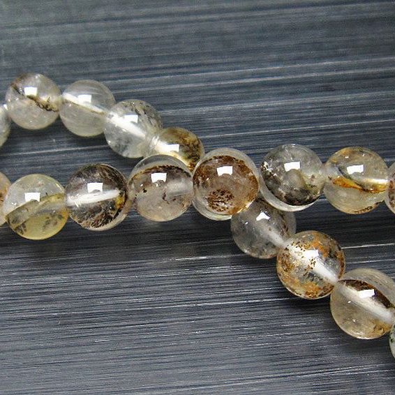 デンドインクォーツ　ブレス8mm デンドリッククォーツ ブレスレット 8mm [t84-2855]