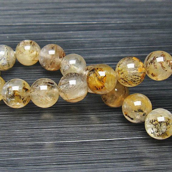 デンドリッククォーツ ブレスレット 9mm [T84-3533]