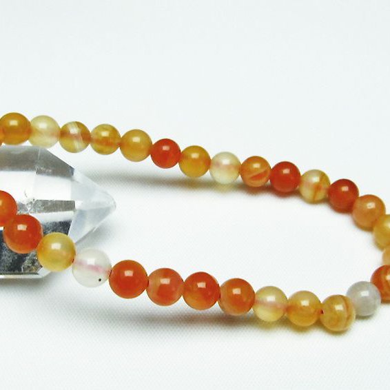 アゲート ブレスレット 6mm [T85-10146]