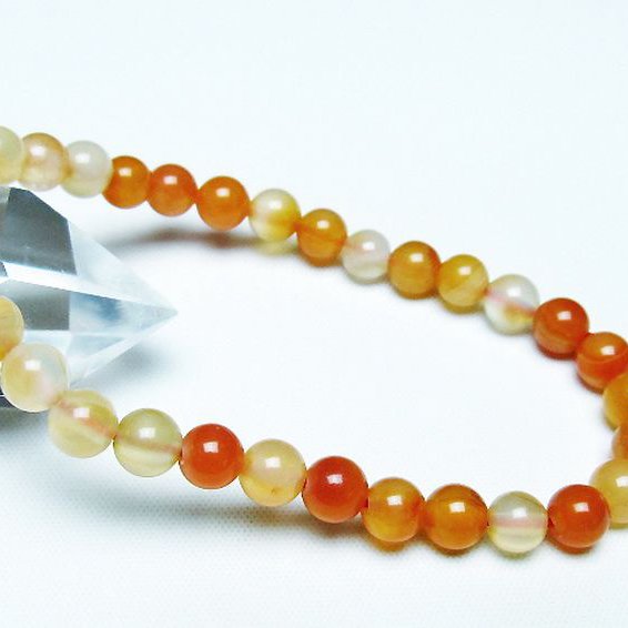 アゲート ブレスレット 6mm [t85-10713]