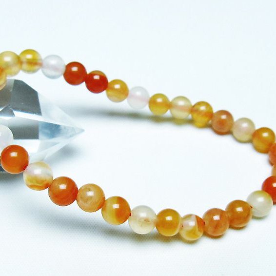 アゲート ブレスレット 6mm [t85-10714]