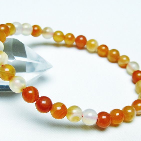 アゲート ブレスレット 6mm [t85-10723]