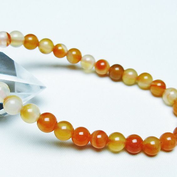 アゲート ブレスレット 6mm [t85-10744]