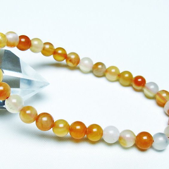 アゲート ブレスレット 6mm [t85-10756]