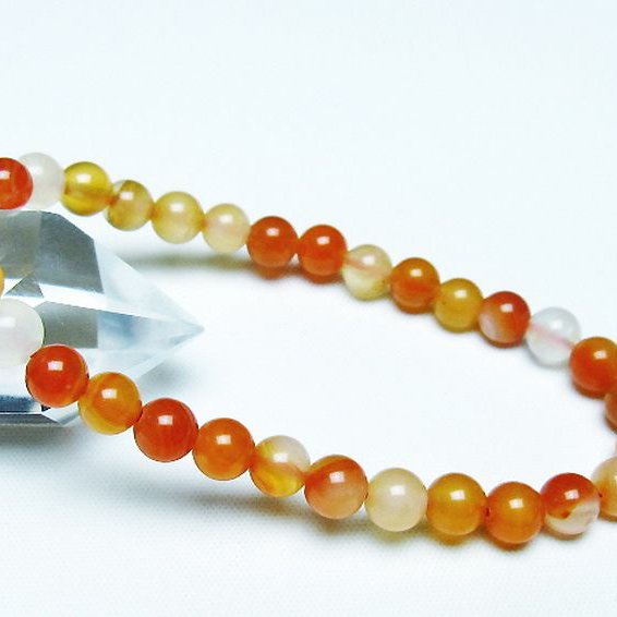 アゲート ブレスレット 6mm [t85-10758]