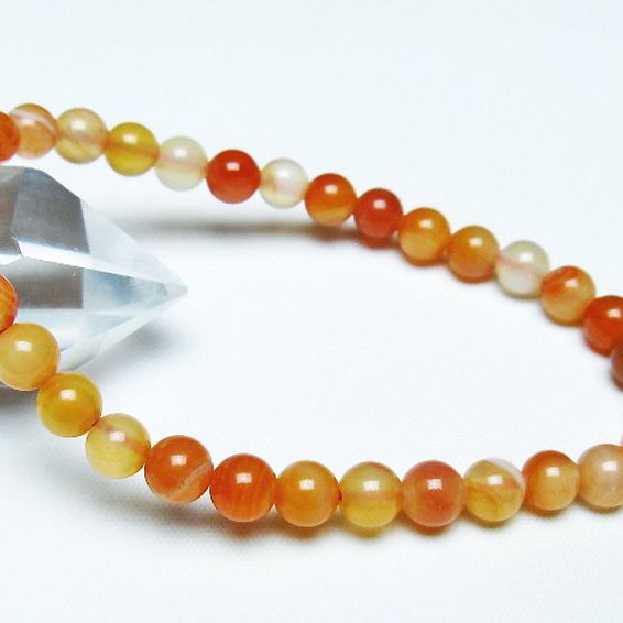 アゲート ブレスレット 6mm [t85-10960]