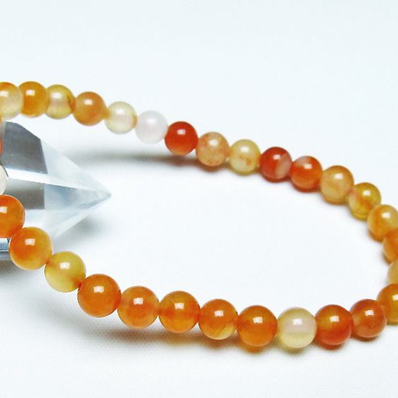 アゲート ブレスレット 6mm [t85-10969]