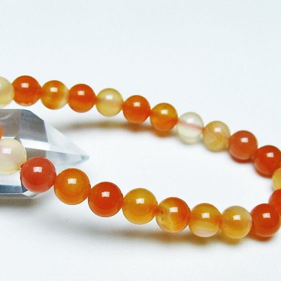 アゲート ブレスレット 8mm [T85-10996]