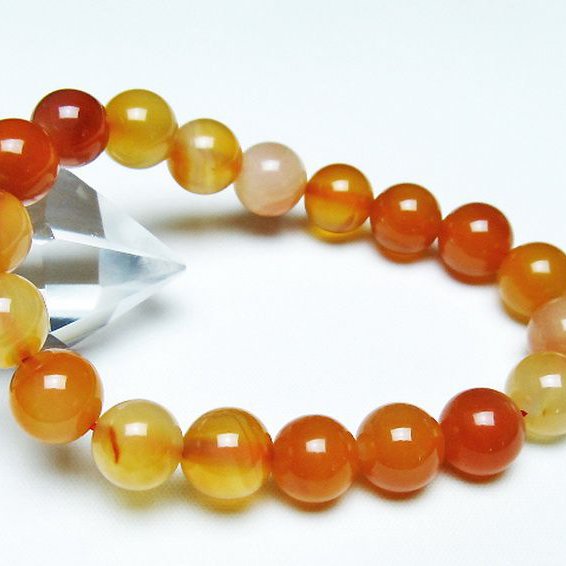 アゲート ブレスレット 10mm [T85-11029]