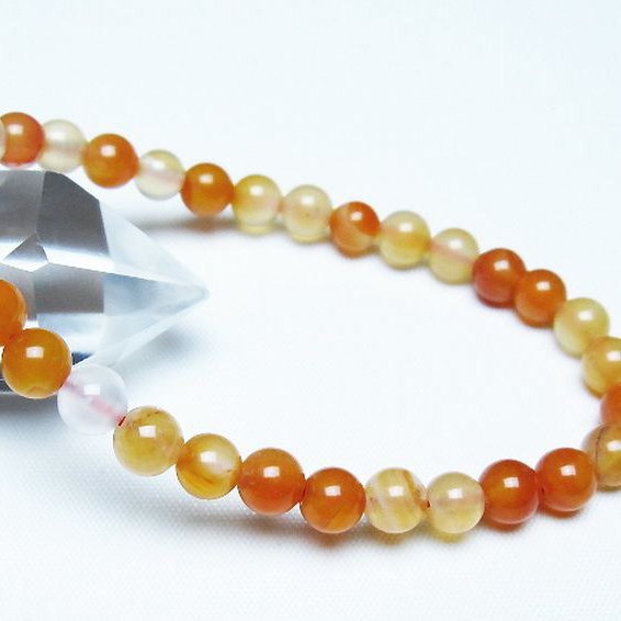 アゲート ブレスレット 6mm [t85-11121]