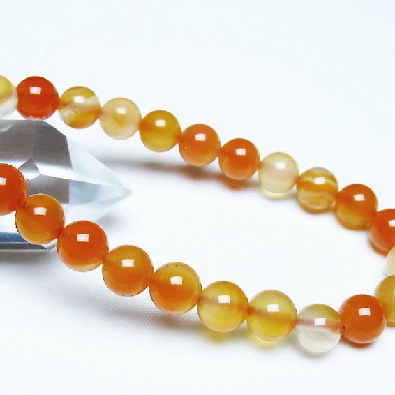 アゲート ブレスレット 8mm [t85-11153]