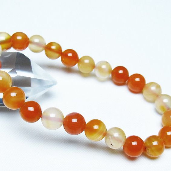 アゲート ブレスレット 8mm [T85-11165]