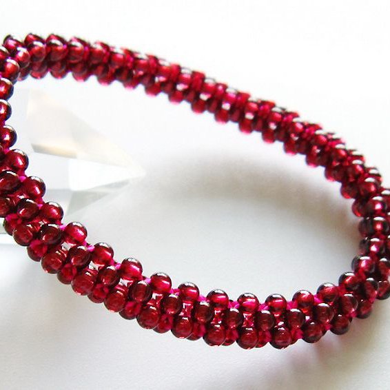 ガーネット ブレスレット 8mm [T87-14767]