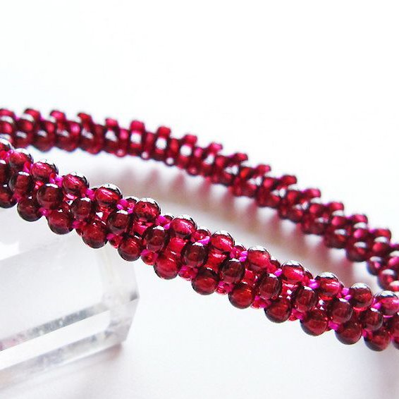 ガーネット ブレスレット 8mm [t87-14846]