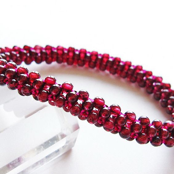 ガーネット ブレスレット 8mm [t87-14882]