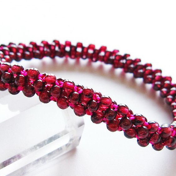 ガーネット ブレスレット 8mm [t87-14892]