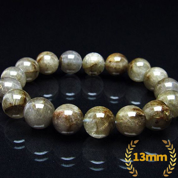 プラチナルチルクォーツ ブレスレット 13mm [T9-13991]