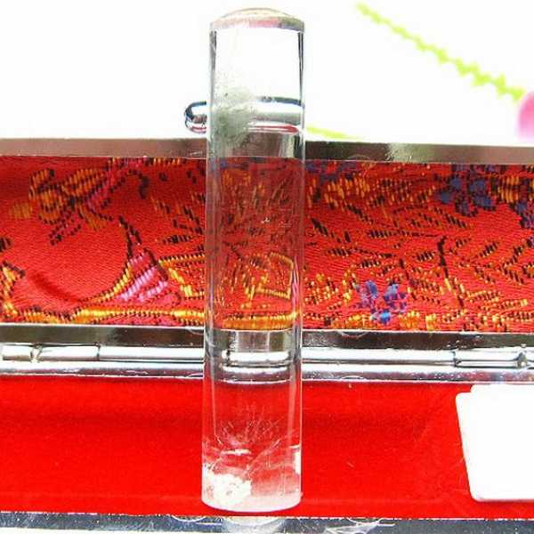 グリーンファントム 印材　※別途料金で篆刻可能 12mm [T90-54]