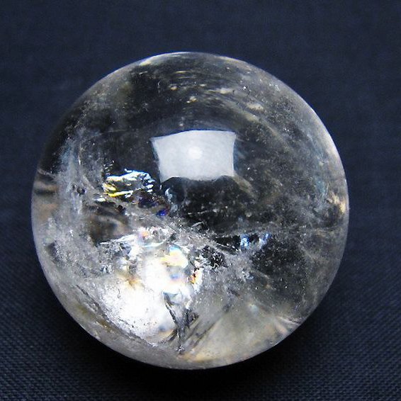 ヒマラヤ水晶 丸玉 34mm [t91-9038]