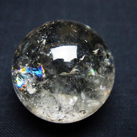 ヒマラヤ水晶 丸玉 26mm [t91-9166]