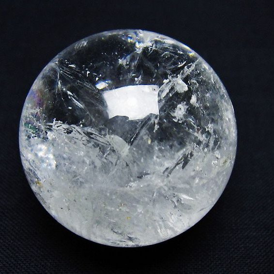 ヒマラヤ水晶 丸玉 34mm [t91-9203]