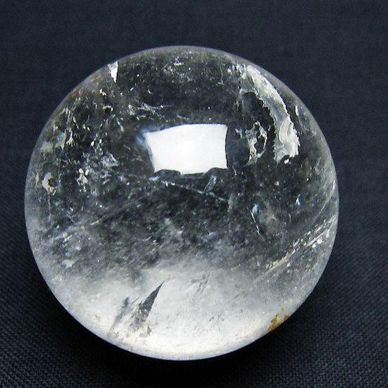 ヒマラヤ水晶 丸玉 36mm [t91-9250]