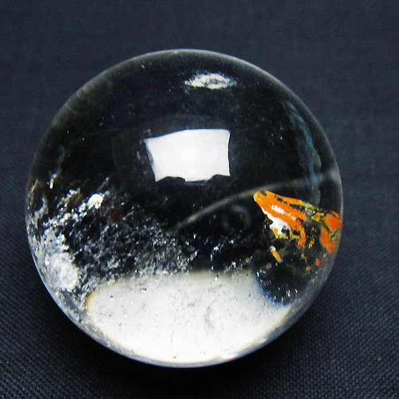 ヒマラヤ水晶 丸玉 35mm [t91-9280]