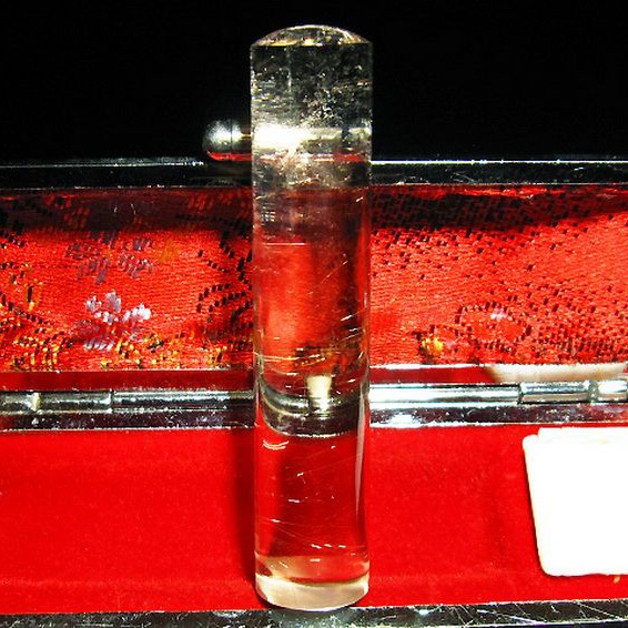 豪華ルチル 印材　※別途料金で篆刻可能[T94-134]