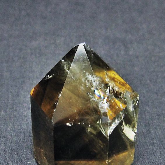 虹入り シトリン水晶 六角柱[T98-1927]