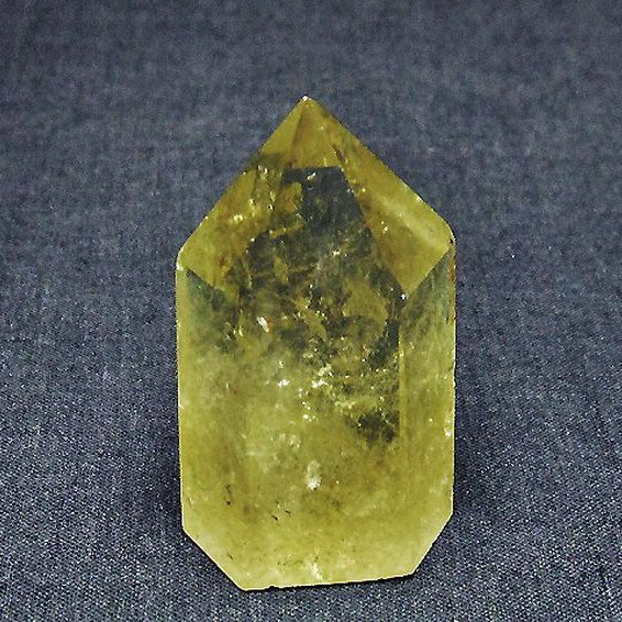 虹入り シトリン水晶 六角柱[t98-1945]