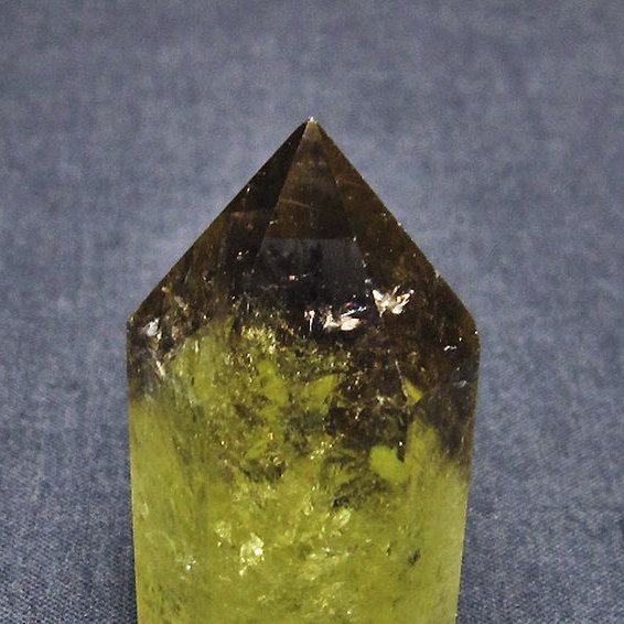 虹入り シトリン水晶 六角柱[T98-2034]