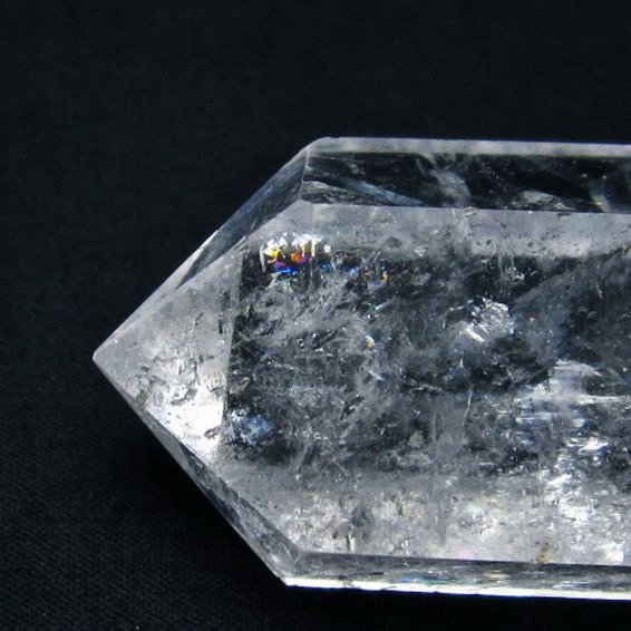 虹入り ヒマラヤ水晶ダブルポイント[T98-2116]