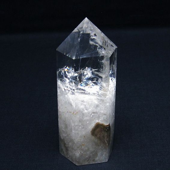 虹入り ヒマラヤ水晶 六角柱 [t98-2185]